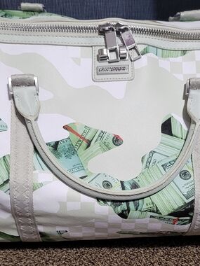 Sprayground Duffle Money Print